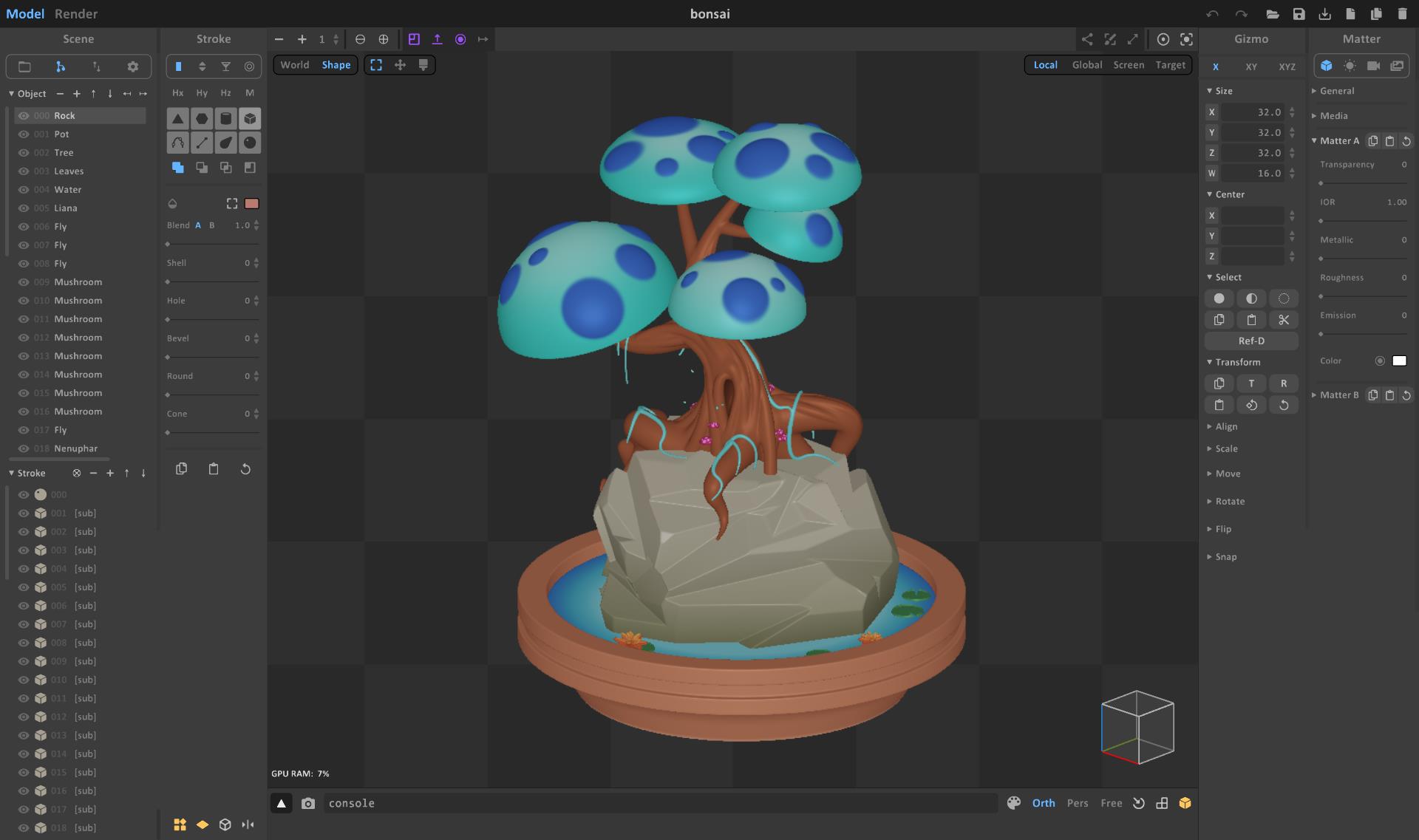 bonsai-Magica CSG