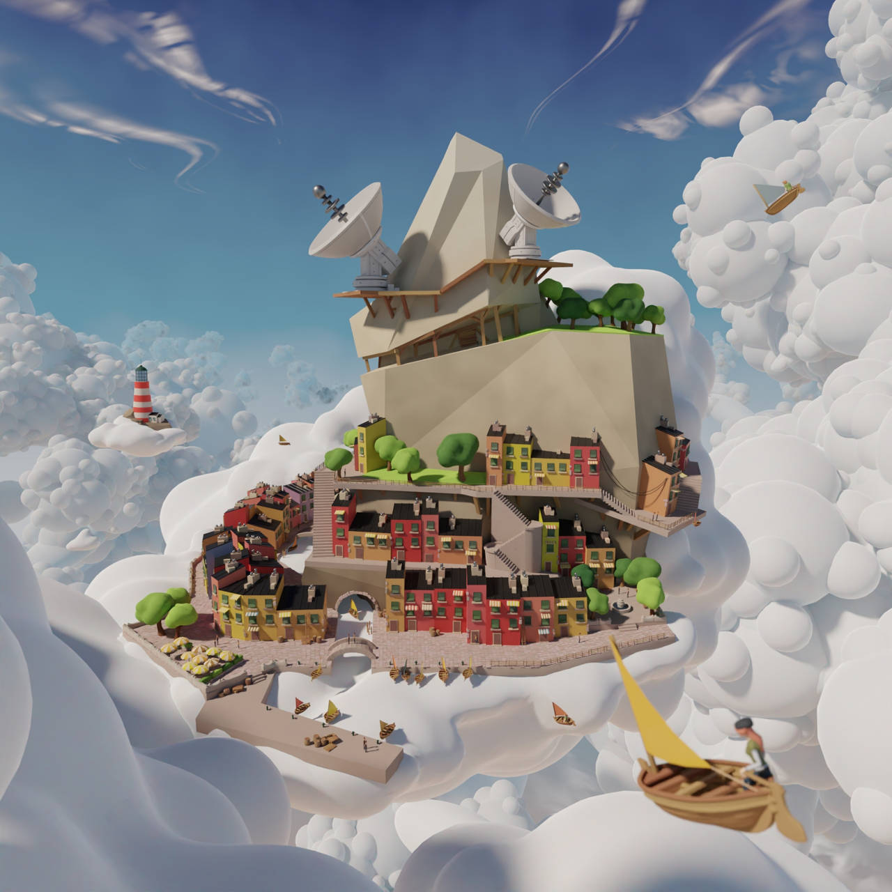 Sky Island - Final Render